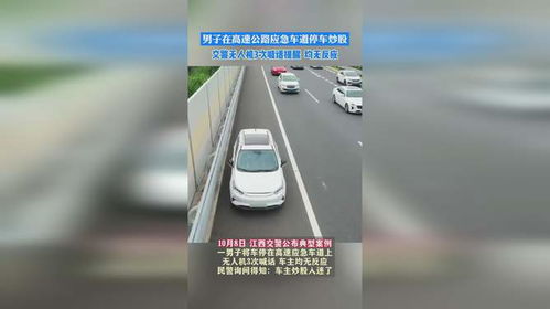 男子在应急车道停车，我在炒股-第2张图片-链话热议